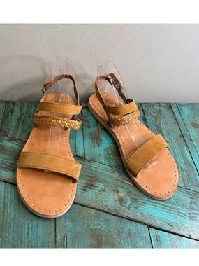 Ugg Tan Leather Sandals Size 11